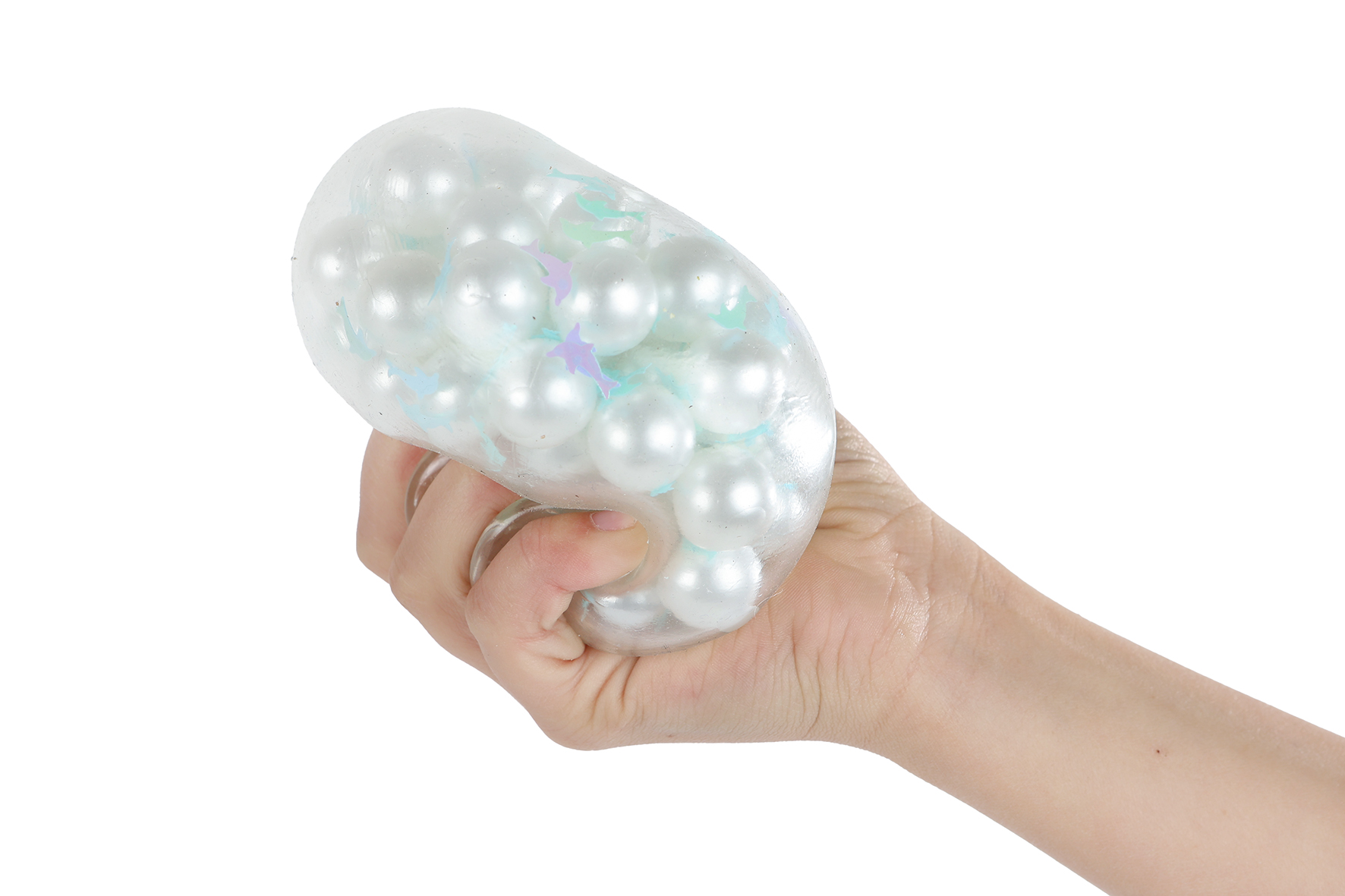 Glamour knisper kralenbal 4ass 9,5cm