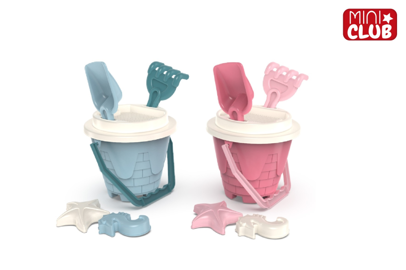 Mini Club emmerset kasteel 19x21x26cm 6-delig pastel assorti