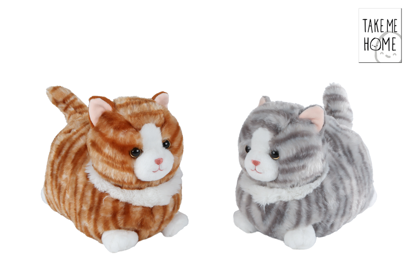 Take Me Home poes liggend pluche 2ass 25cm