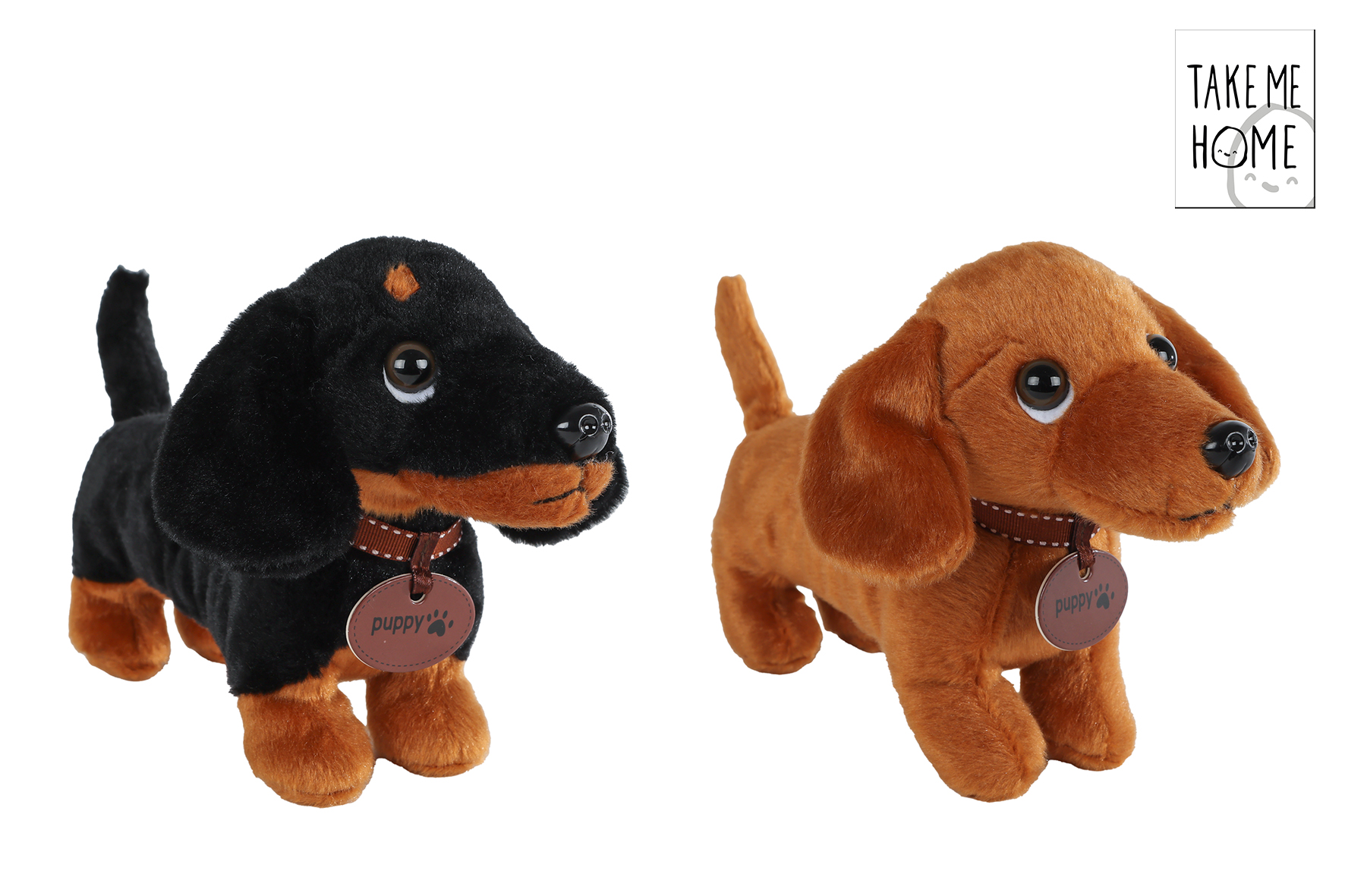 Take Me Home teckel S pluche 24cm assorti