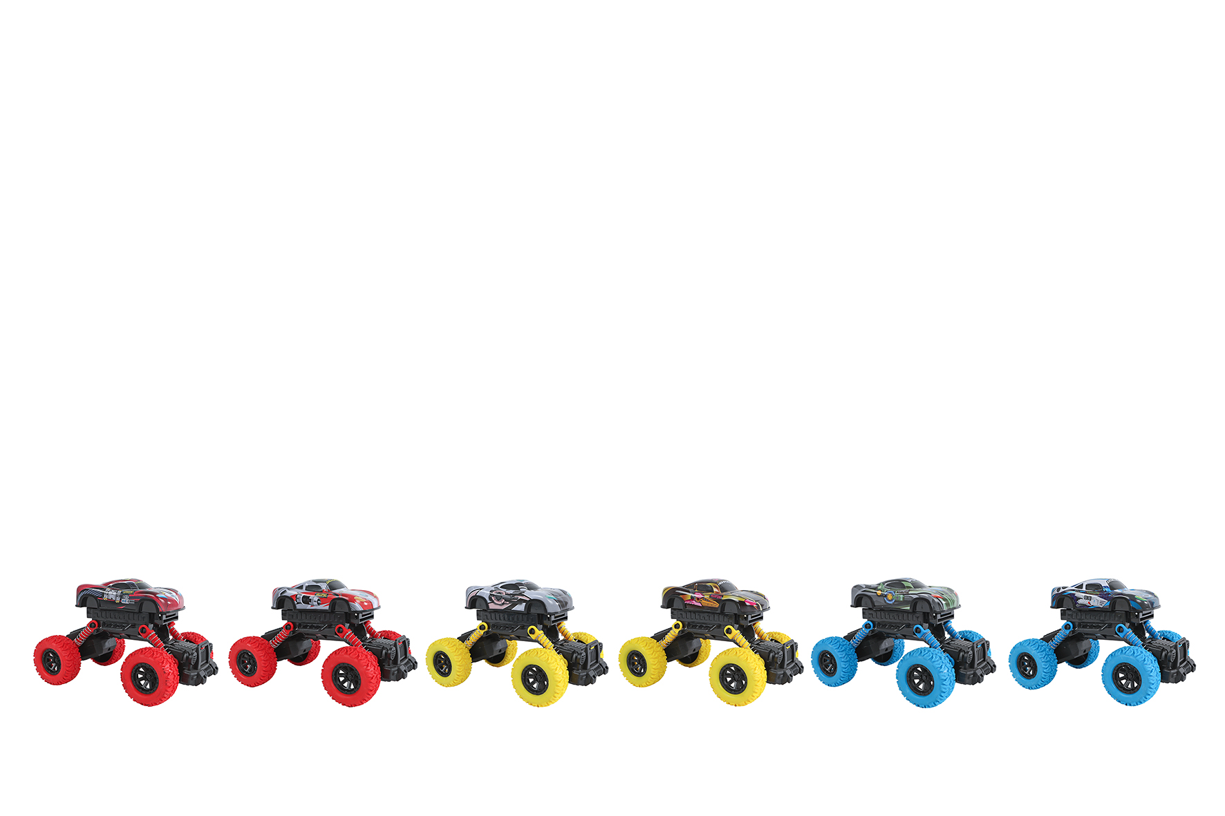 Roadblasters Big Wheel truck schietfunctie P/B 16,5cm ass.