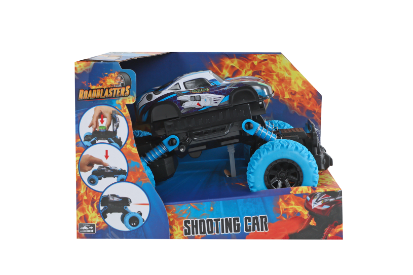 Roadblasters Big Wheel truck schietfunctie P/B 16,5cm ass.