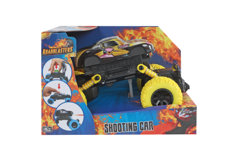 Roadblasters Big Wheel truck schietfunctie P/B 16,5cm ass.
