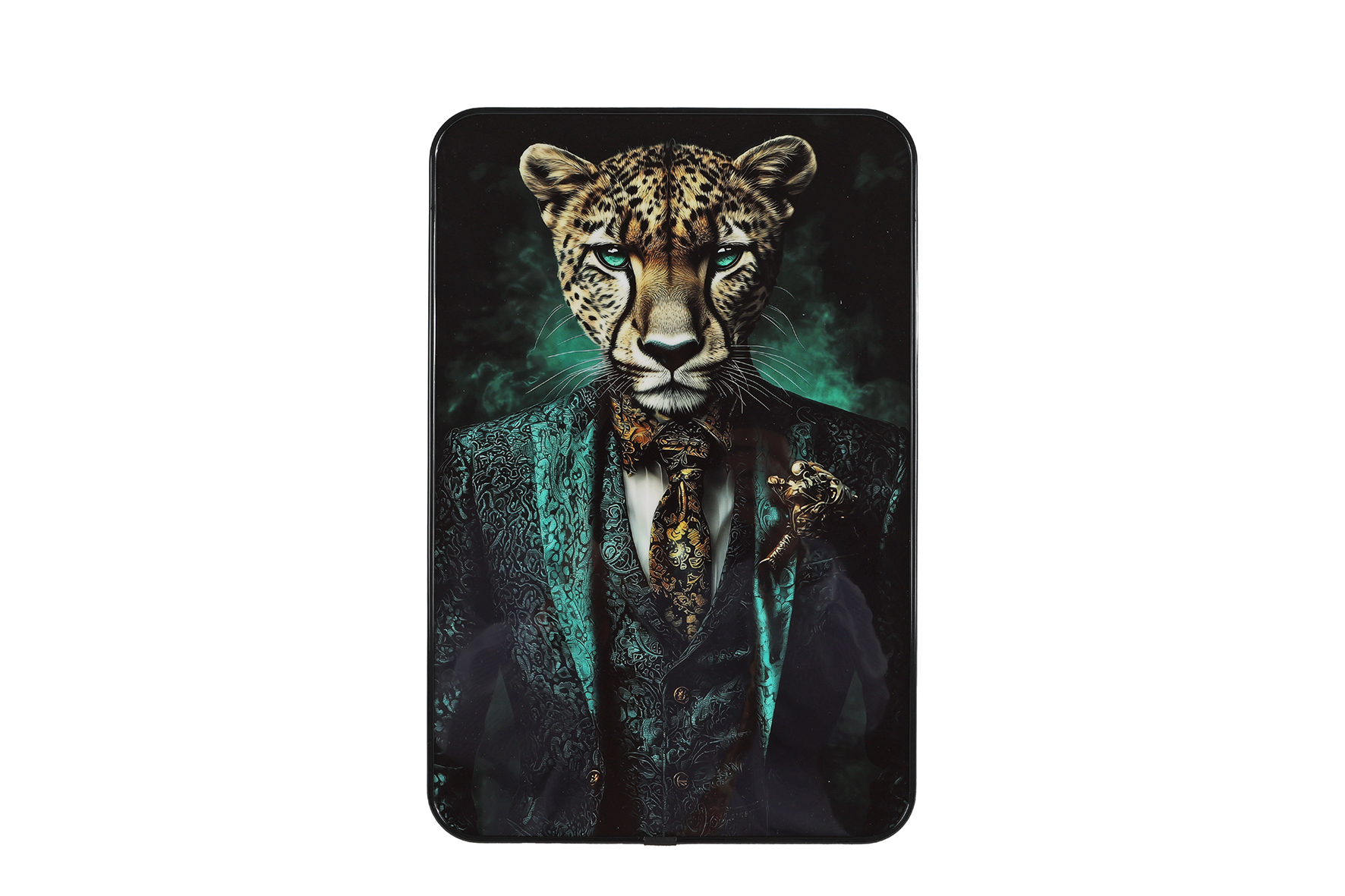 Schilderij Gentlemen Animals zwart 20x30x1cm 3 assorti