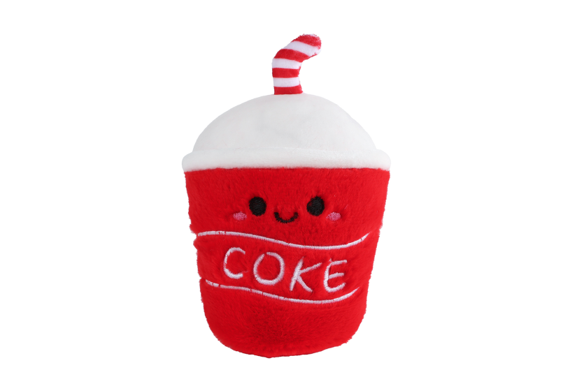 Fluffy Menu pluche drankje 7ass 9-13cm