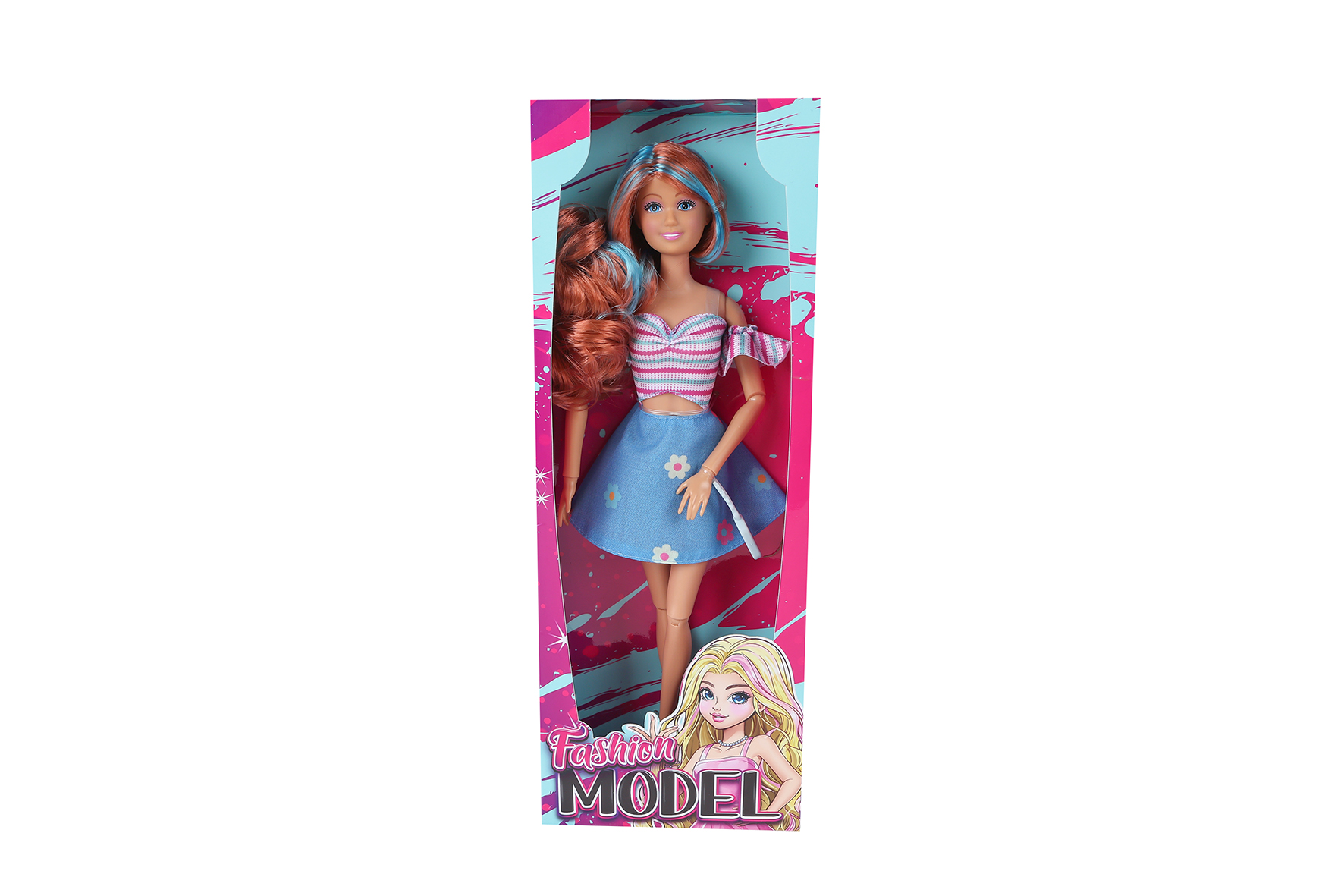 Pop Fashion Model zomerkleding 29cm 4 assorti