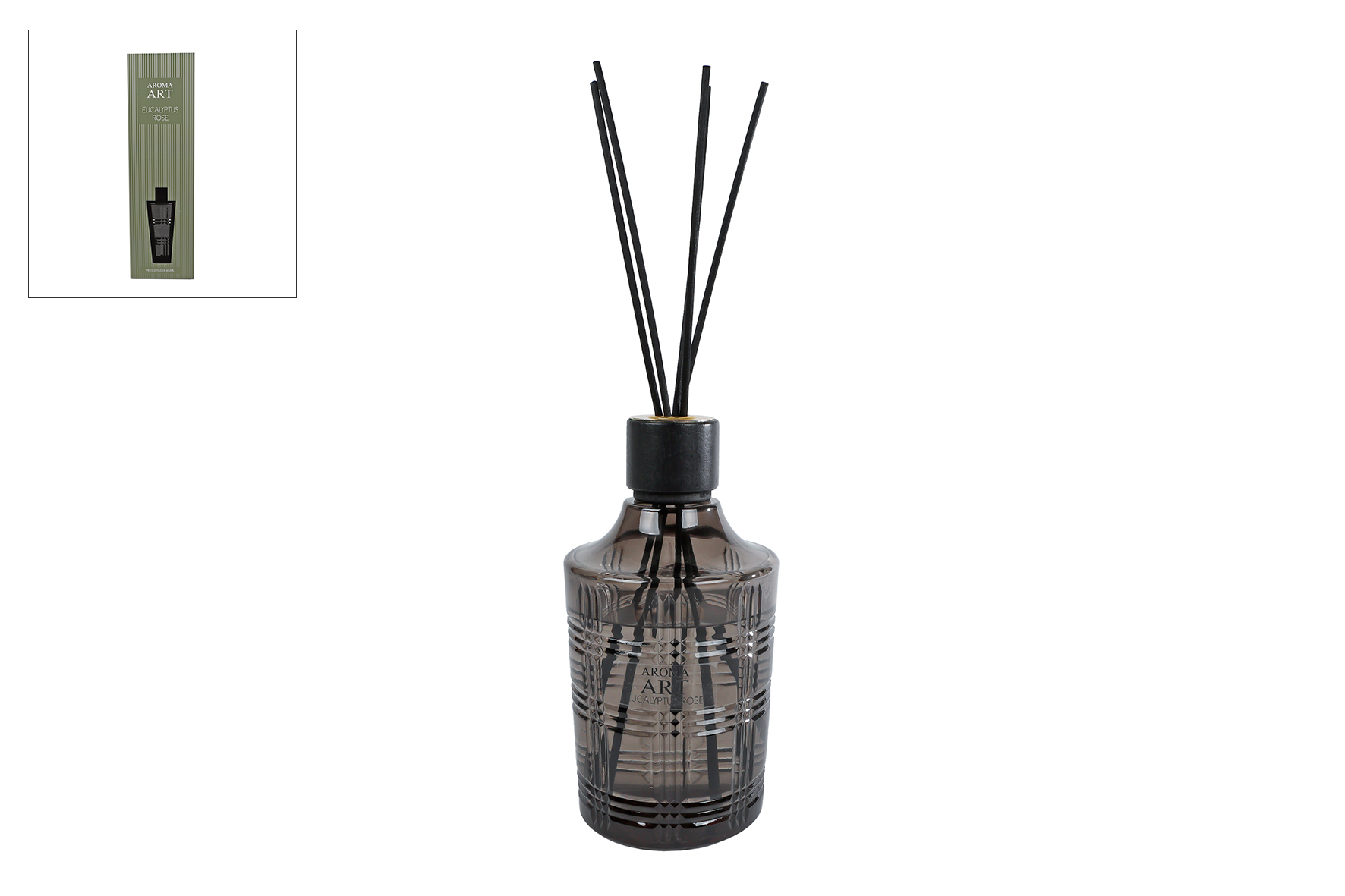 Diffuserset Aroma Art eucalyptus rose 800ml 23x23x39cm