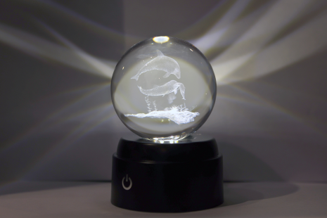 Sfeerverlichting LED Sea Life m/USB-C kabel 8x8x12,5cm