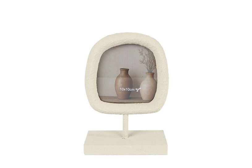 Fotolijst 10x10cm Sela op voet 17x12x5cm