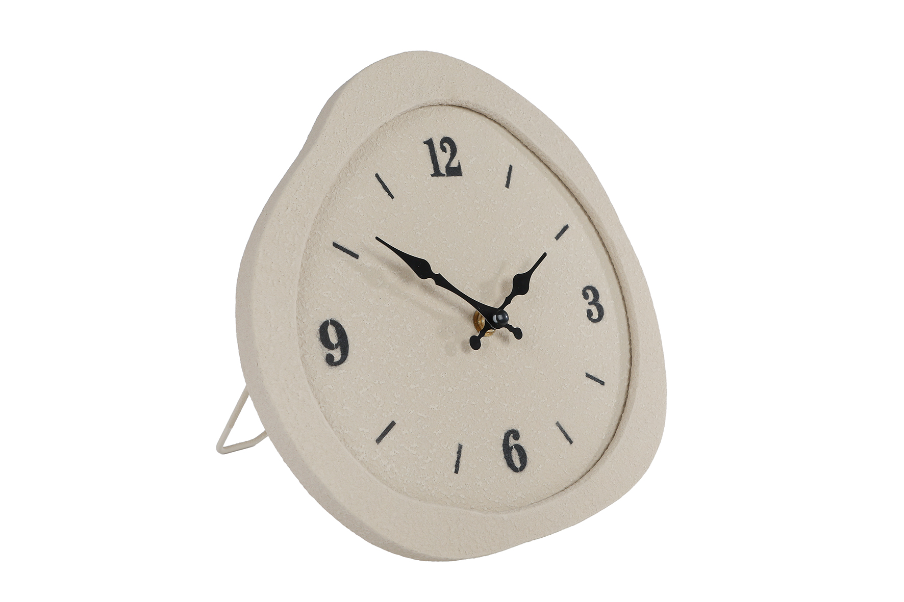 Klok Aukje crème metaal 25x24x2cm