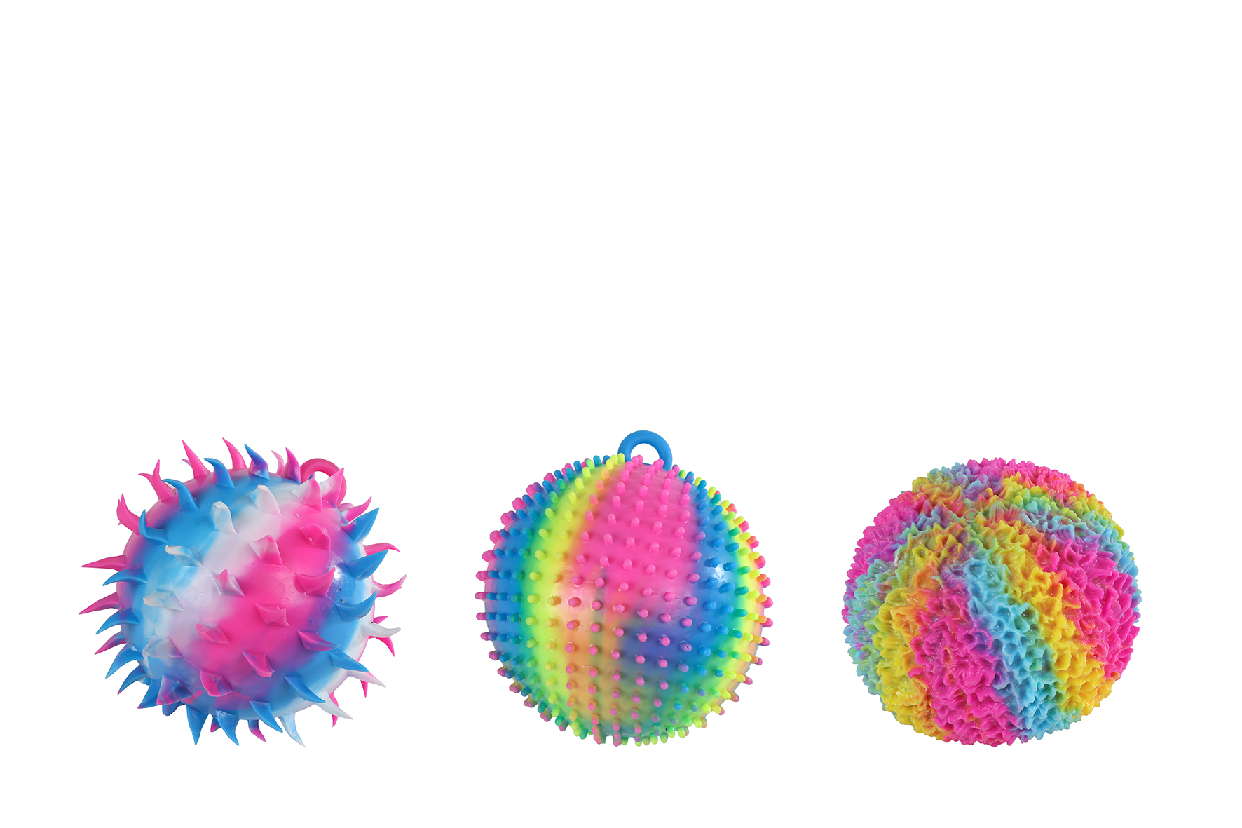 Pufferbal Funky Mania rainbow 18cm 3 assorti