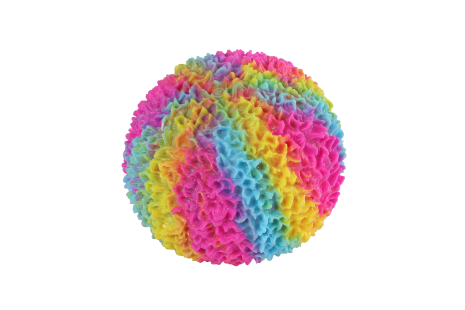 Pufferbal Funky Mania rainbow 18cm 3 assorti