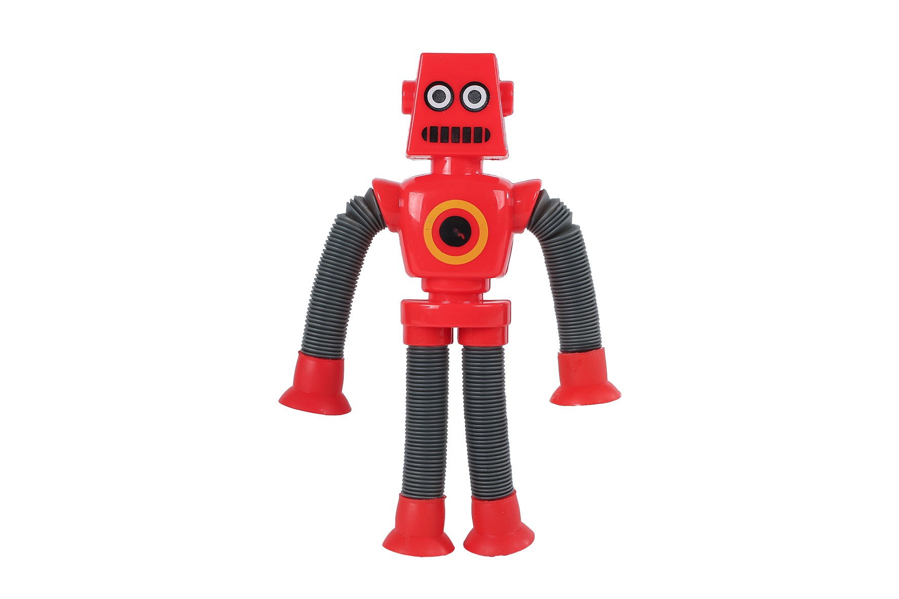 Robot telescopisch met zuignappen 15cm-27,5cm 4 assorti