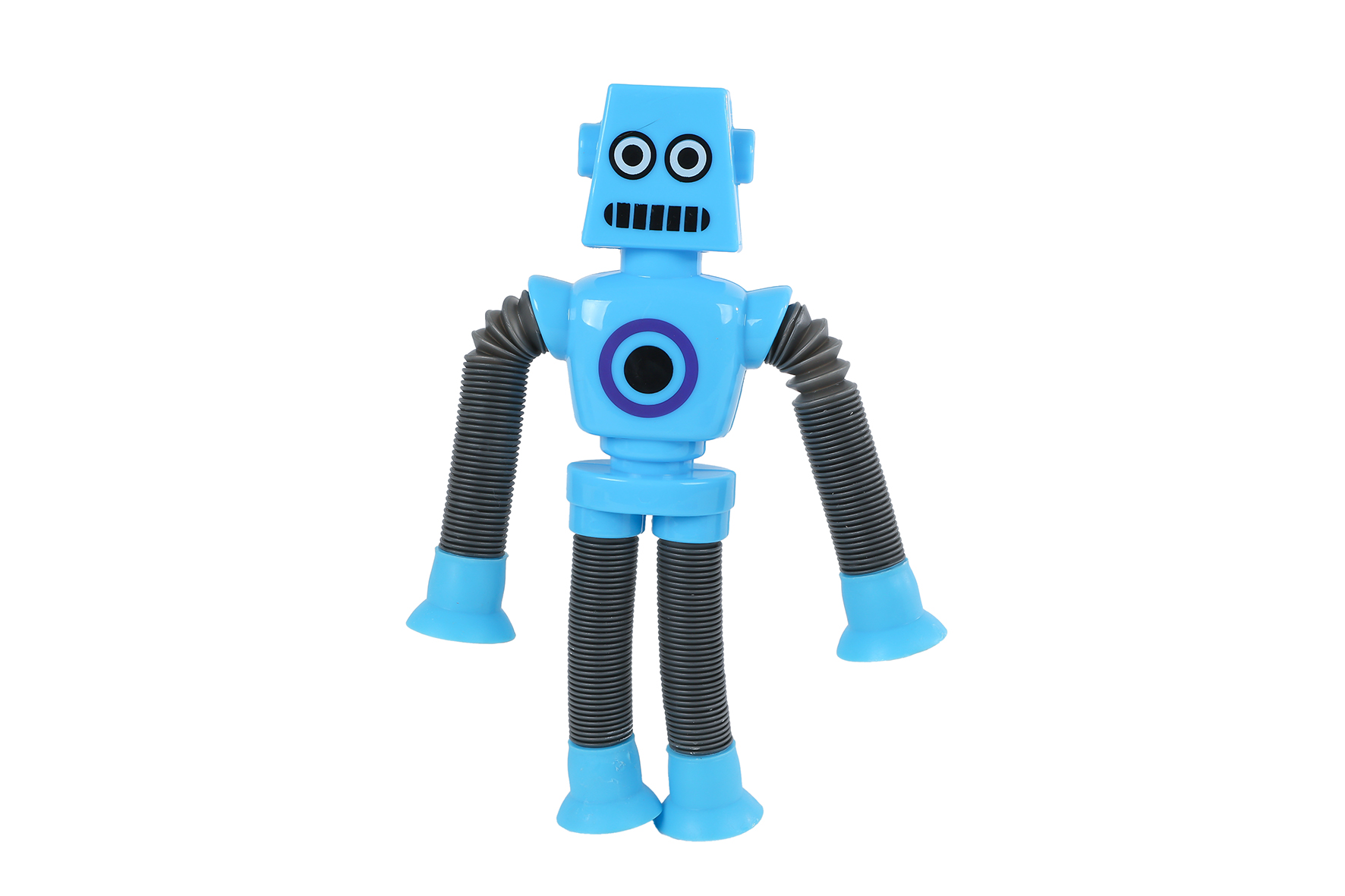 Robot telescopisch met zuignappen 15cm-27,5cm 4 assorti