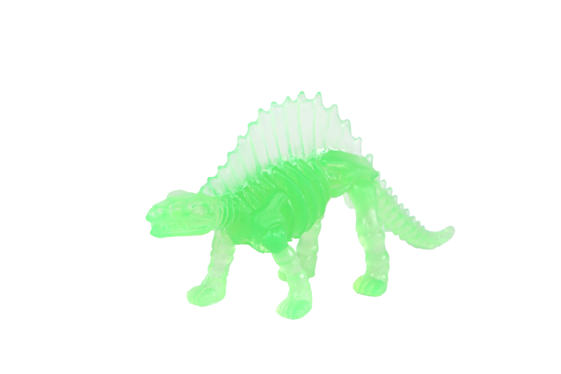 DinoWorld 3D dinosaurus glow in the dark 3 stuks assorti