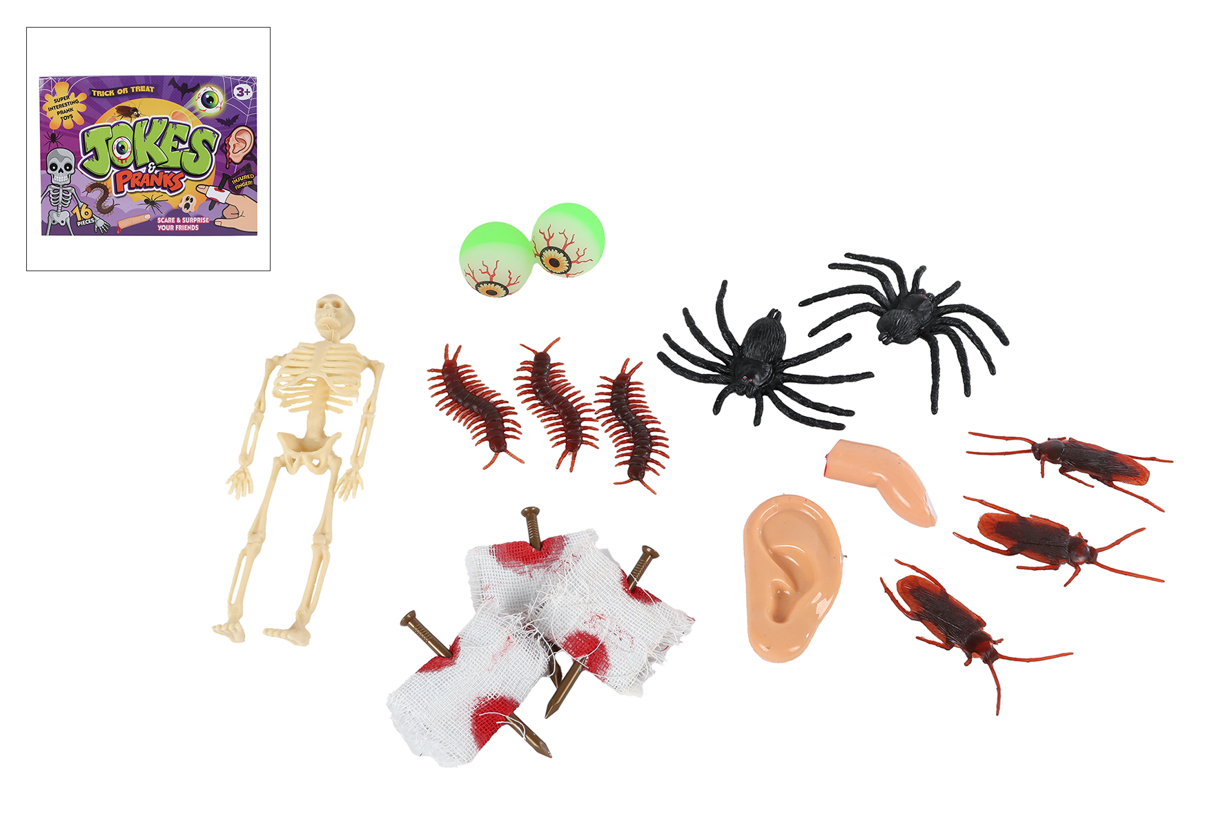 Jokes & Pranks grappen 16-delig