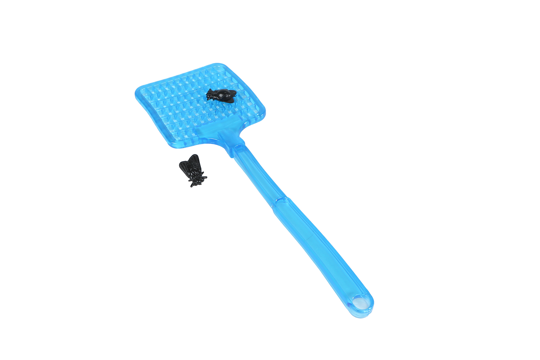 Sticky vliegenmepper met vliegen 3ass 24cm