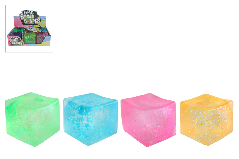 Slow Rise mega sugar kubus 4ass 7x7x7cm