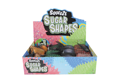 Slow Rise sugar knijpfiguren XL 4ass 6cm