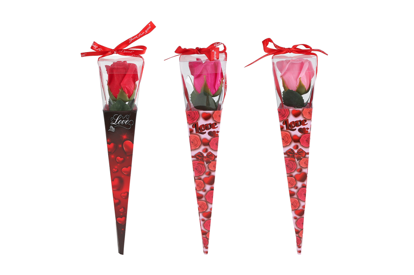 Roos Love 26cm assorti in display