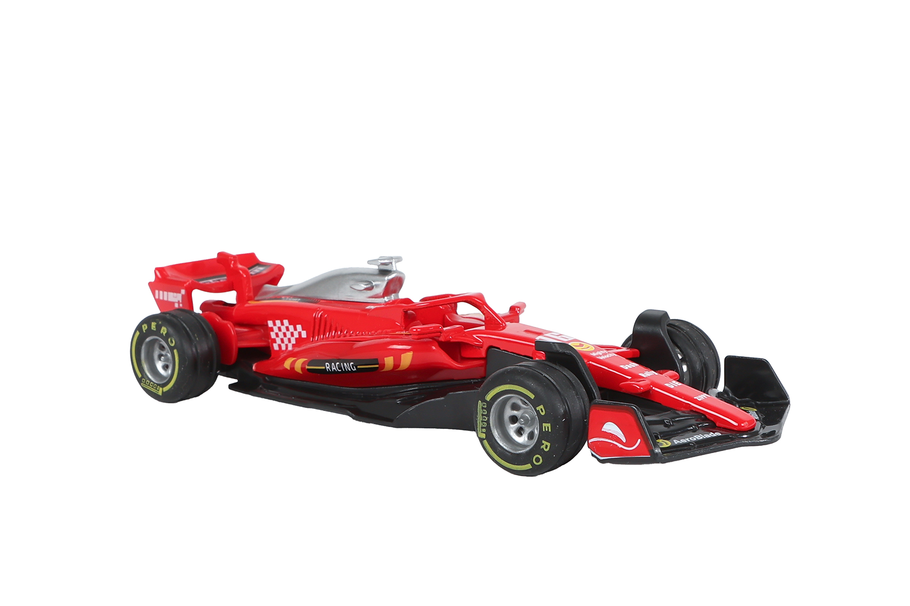 2-Play formula race auto die cast free wheel 3ass kleur 13cm