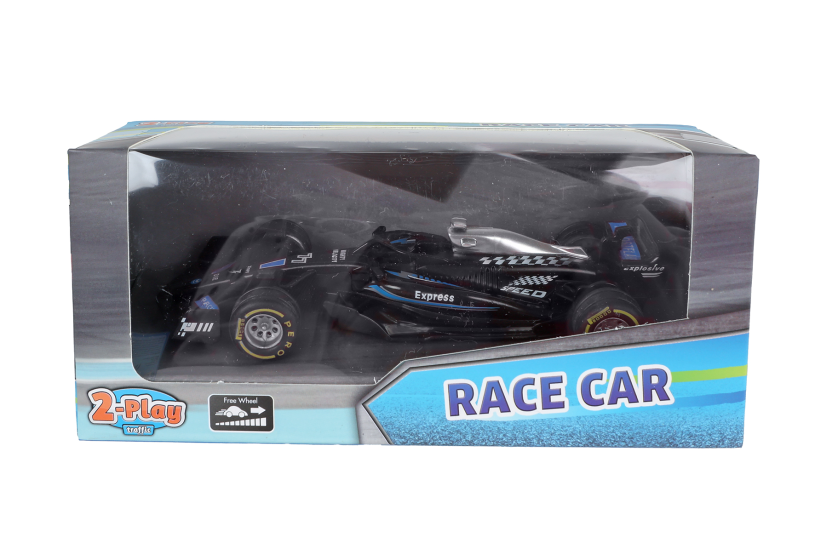 2-Play formula race auto die cast free wheel 3ass kleur 13cm