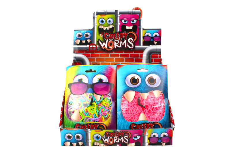 Creepy Worms 50gram 4 assorti