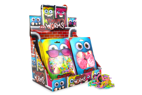 Creepy Worms 50gram 4 assorti