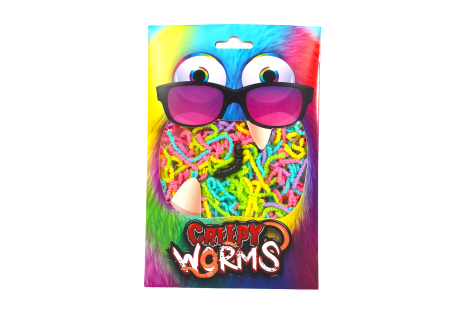 Creepy Worms 50gram 4 assorti