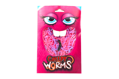 Creepy Worms 50gram 4 assorti