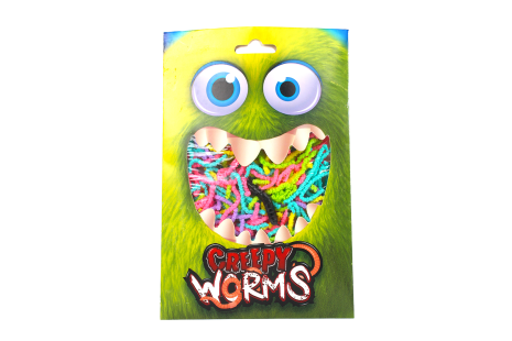 Creepy Worms 50gram 4 assorti