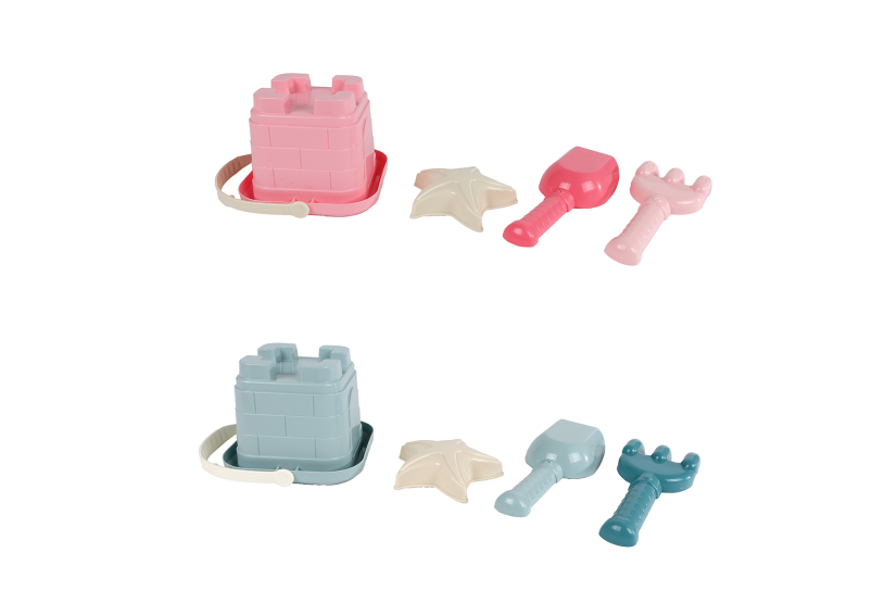 Mini Club emmerset kasteel 4dlg pastel 2ass kleur 12x11x17cm