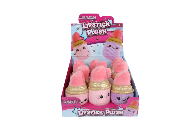 Glamour lippenstift pluche 2ass 10cm