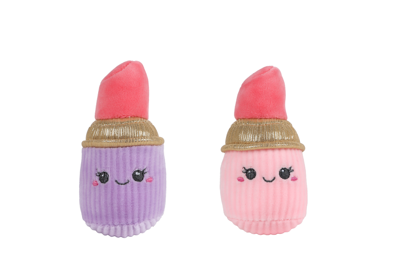 Glamour lippenstift pluche 2ass 10cm