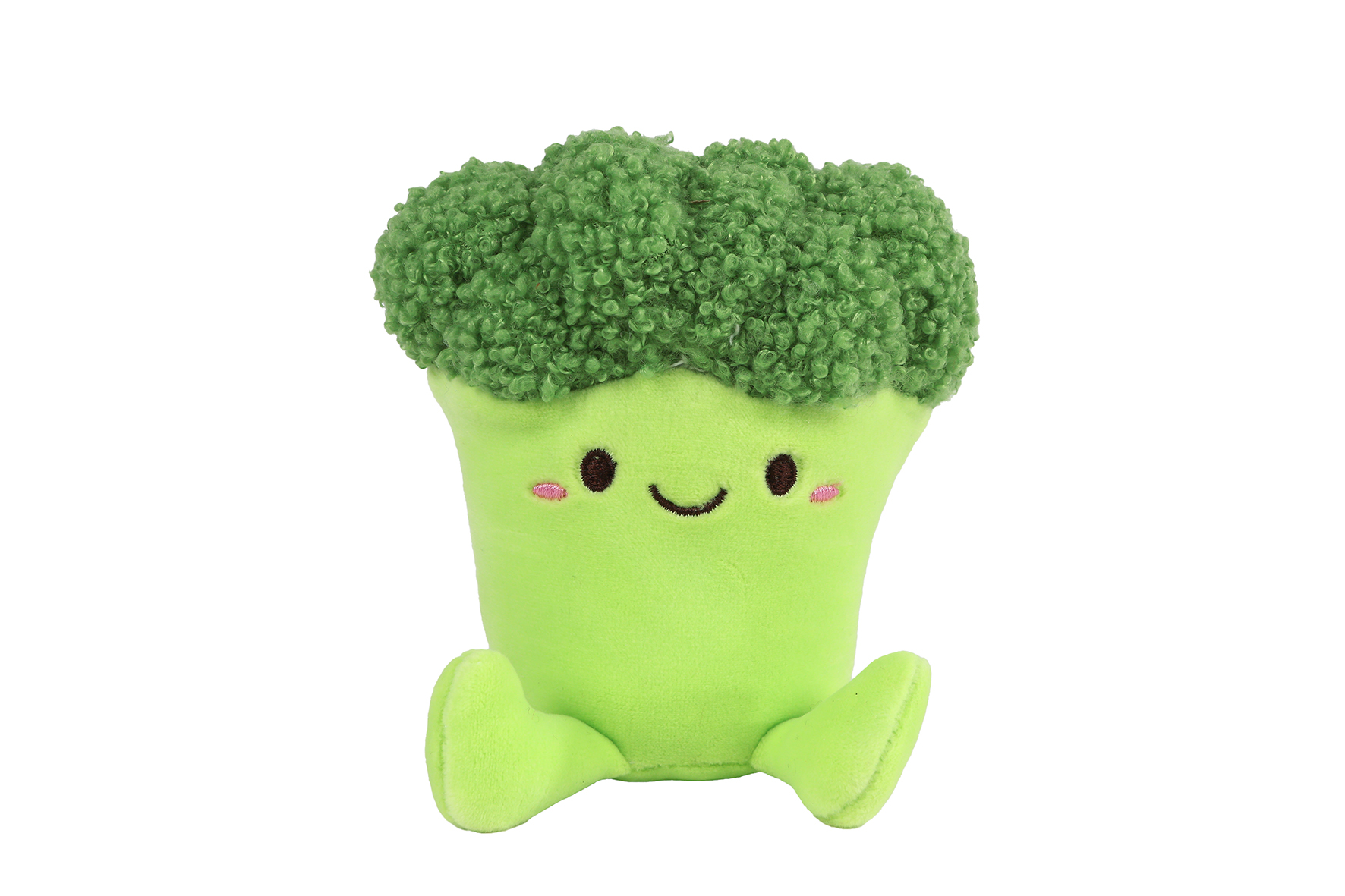 Fluffy Menu groente en fruit pluche 9ass 12-14cm