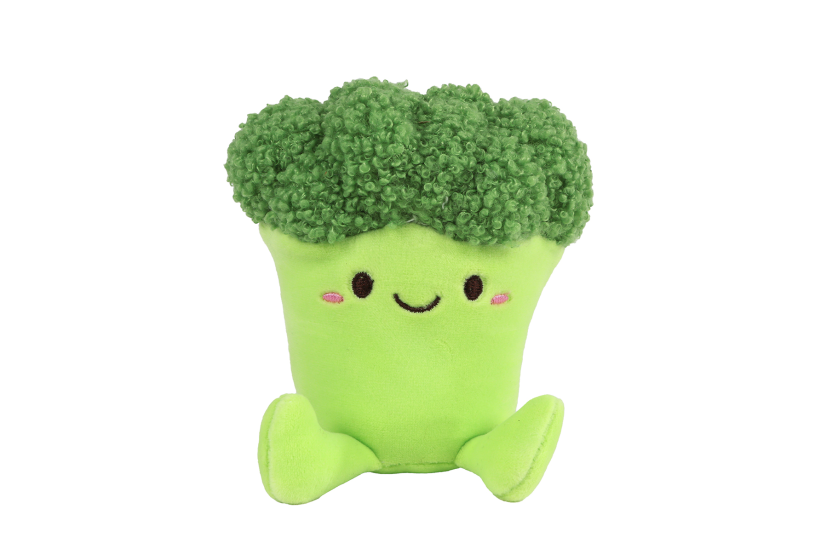 Fluffy Menu groente en fruit pluche 9ass 12-14cm