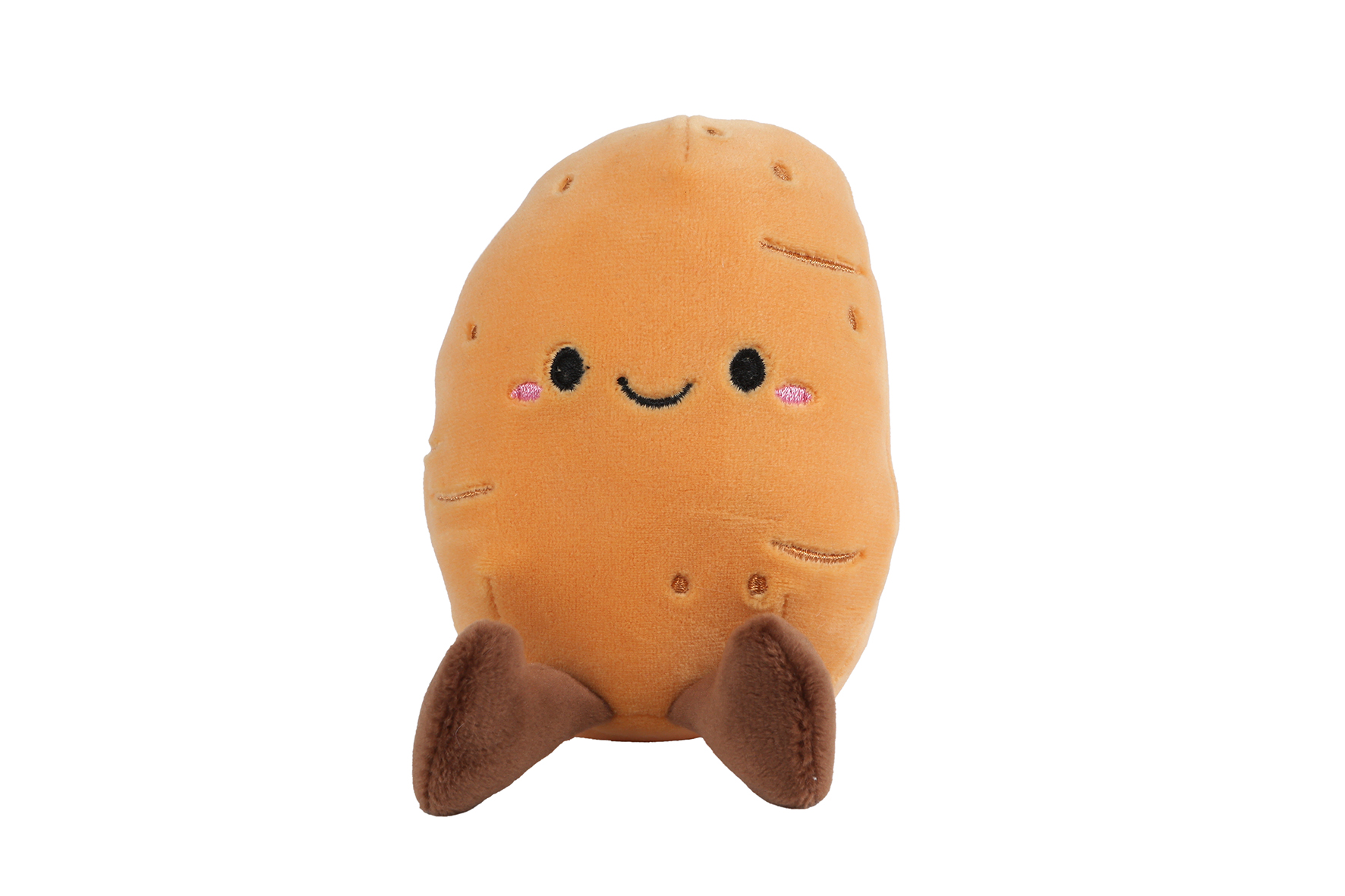 Fluffy Menu groente en fruit pluche 9ass 12-14cm