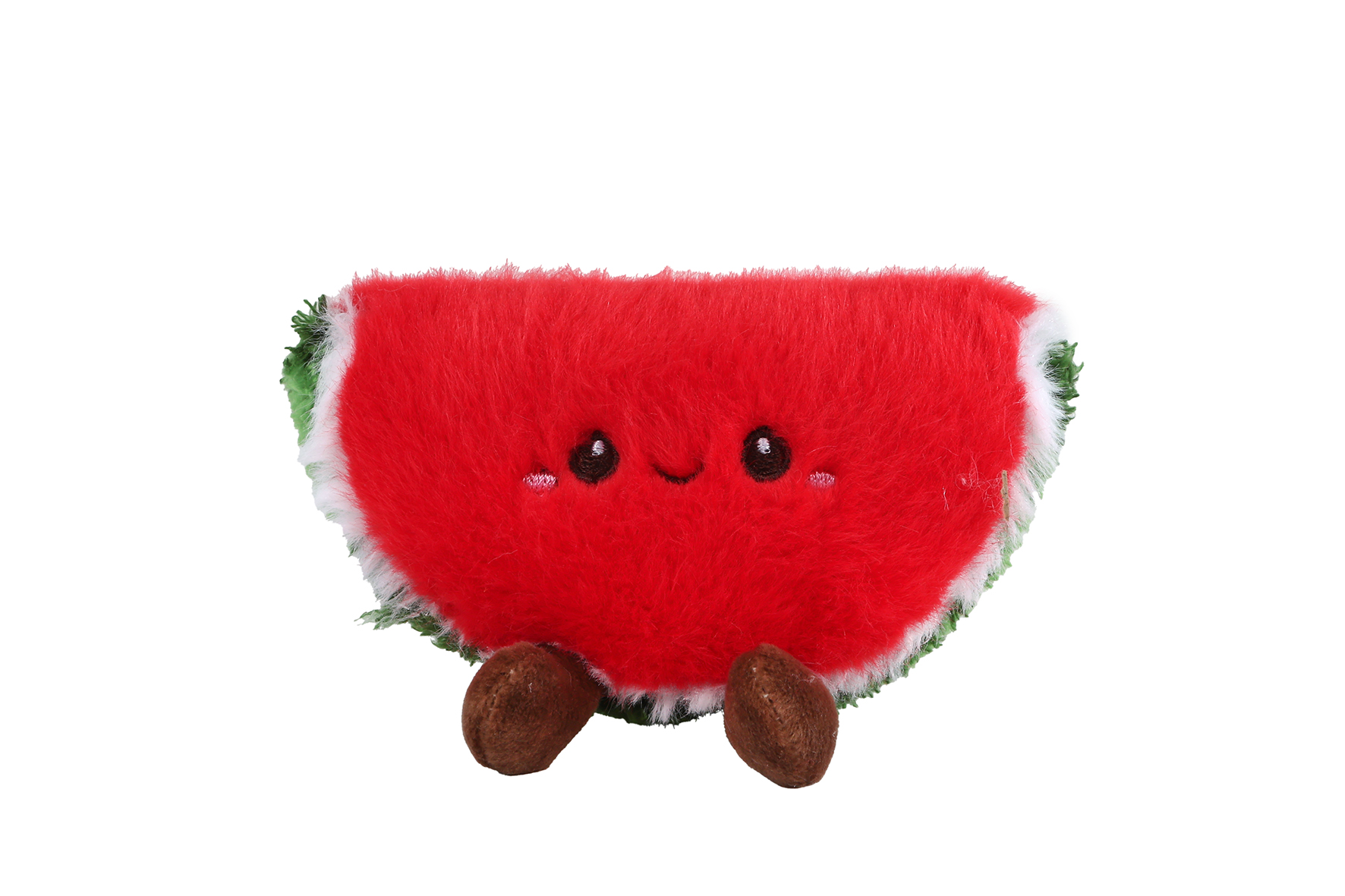 Fluffy Menu groente en fruit pluche 9ass 12-14cm