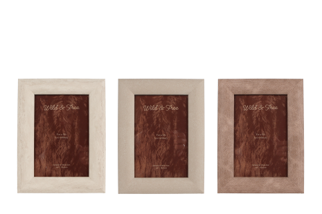 Fotolijst Berber 10x15cm polystone 3 assorti