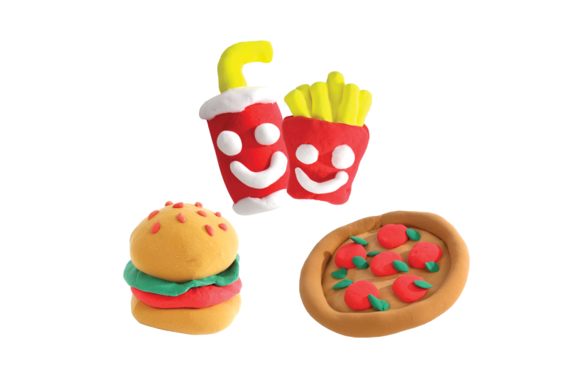 Take Away boterputty maak je eigen fastfood figuren 3ass