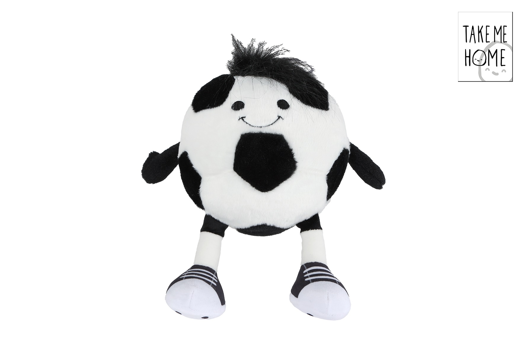 Take Me Home voetbal pluche 16,5/25cm