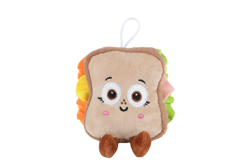 Fluffy Menu food pluche 4ass 13cm