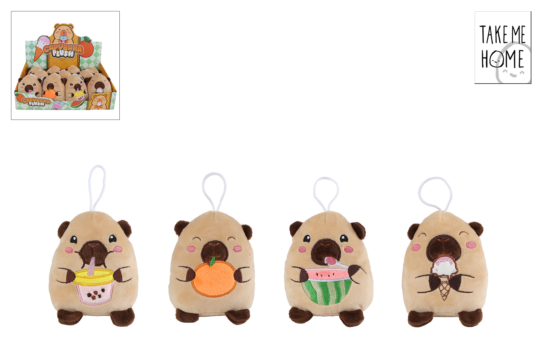 Take Me Home capibara pluche 4ass 14cm