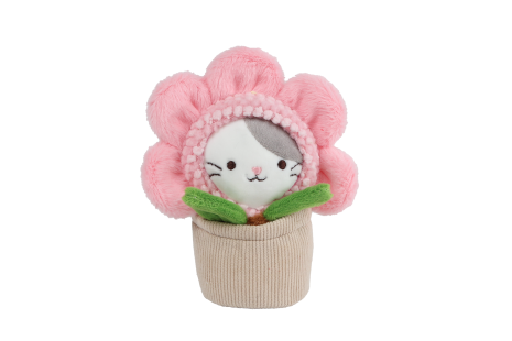 Take Me Home poes in pot pluche 3ass 16cm