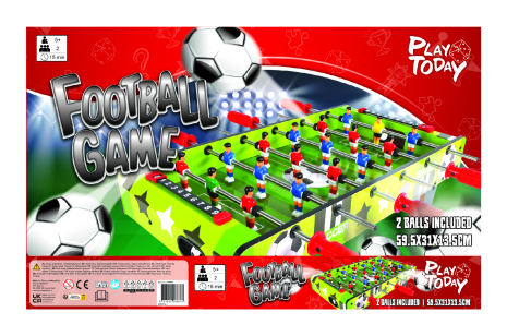 Play ToDay voetbaltafel 59,5x30,5x13,5cm