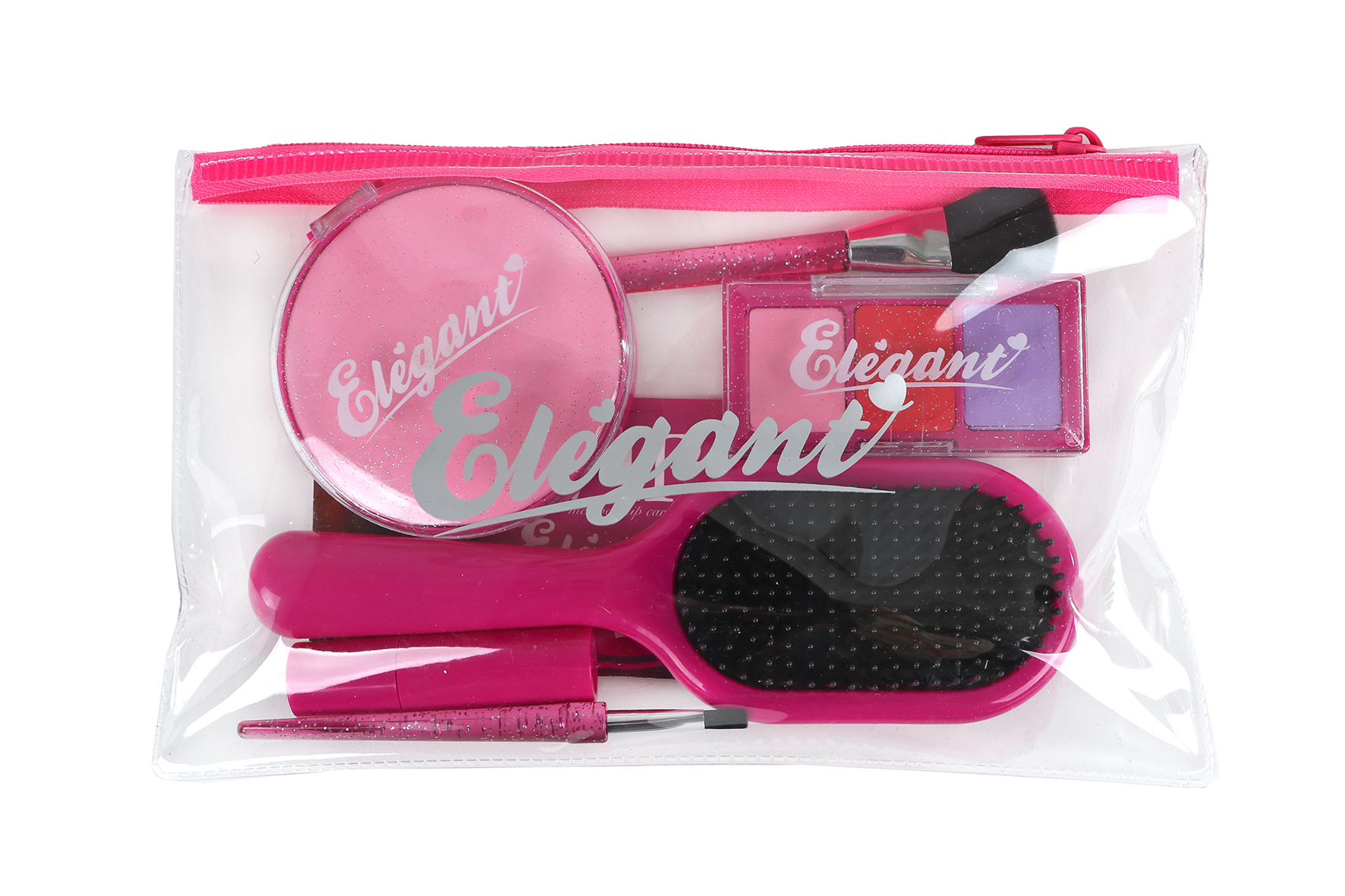 Haar/make-up set in etui 7-8dlg 2ass