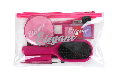 Haar/make-up set in etui 7-8dlg 2ass