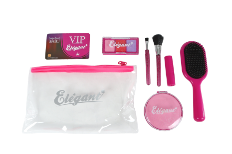 Haar/make-up set in etui 7-8dlg 2ass