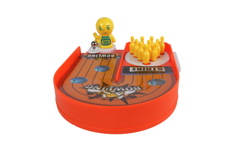 Pinball bowling game 2ass 19x13x3,5cm