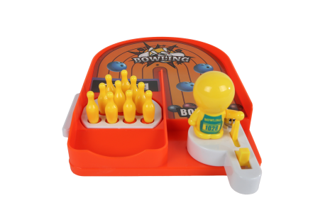 Pinball bowling game 2ass 19x13x3,5cm